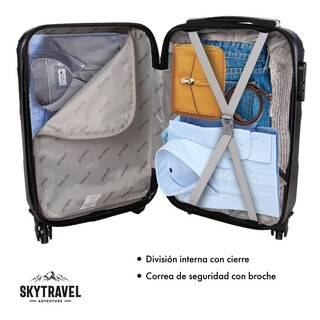 Foto 5 | Foto 5 | Set De 6 Maletas De Viaje Abs Con Candado Antirrobo 4 Ruedas Multicolor