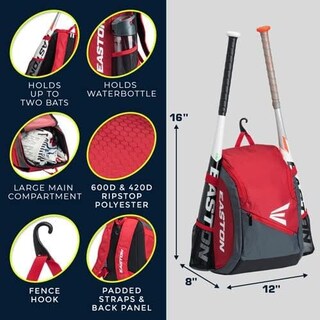 Foto 5 | Foto 5 | Mochila Y Equipo Easton Game Ready Youth Royal - Venta Internacional.