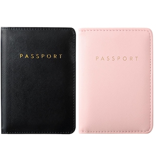 Foto 1 | Foto 1 | Funda Para Pasaporte Frienda Para Mujer, Clásica, Rosa Y Negra - Venta Internacional.