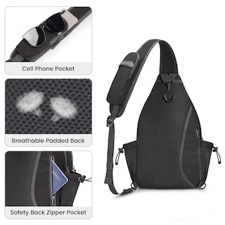 Foto 5 | Foto 5 | Bolsa De Pickleball G4free, Bandolera Grande, Negra, Para Hombre Y Mujer - Venta Internacional.
