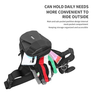 Foto 4 | Foto 4 | Riñonera Para Motocicleta Rzahuahu, Bolsa Negra De Eva, 350 G - Venta Internacional.
