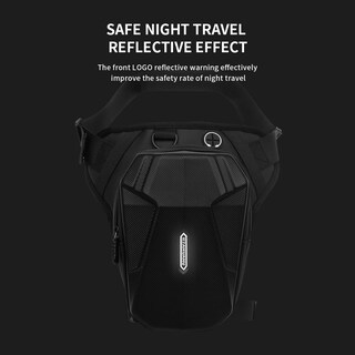 Foto 5 | Foto 5 | Riñonera Para Motocicleta Rzahuahu, Bolsa Negra De Eva, 350 G - Venta Internacional.