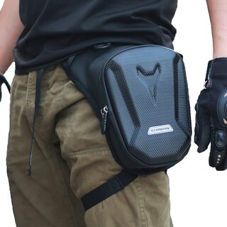 Foto 1 | Foto 1 | Riñonera Para Moto Rzahuahu, Bolsa De Pierna Abatible Negra, Eva, 285 G - Venta Internacional.