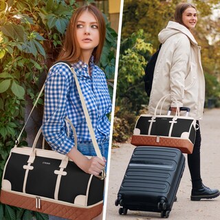 Foto 6 | Foto 6 | Bolsa De Viaje Etronik Weekender Overnight Para Mujer Con Juego De 3 Piezas - Venta Internacional.