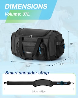 Foto 6 | Foto 6 | Bolsa De Gimnasio Bagsmart Para Hombre Y Mujer, Bolsa De Viaje Deportiva - Venta Internacional.