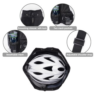 Foto 6 | Foto 6 | Bolsa De Natación Wandf, Mochila De Malla Con Cordón, Impermeable, Negra - Venta Internacional.