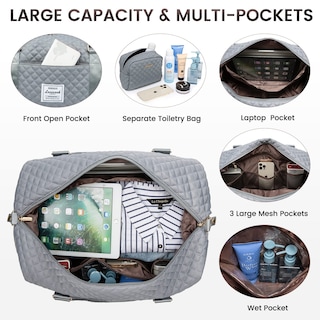 Foto 3 | Foto 3 | Bolsa De Viaje Lovevook Para Mujer Con Compartimento Para Zapatos - Venta Internacional.