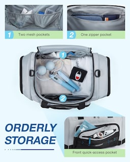 Foto 4 | Foto 4 | Bolsa De Gimnasio Bagsmart Sports Travel Duffel De 37 L Con Compartimento Para Zapatos - Venta Internacional.