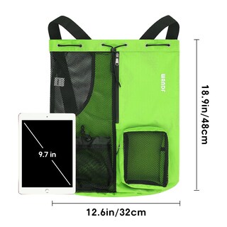 Foto 5 | Foto 5 | Bolsa De Natación Wandf, Mochila De Malla Con Cordón, Impermeable, Verde - Venta Internacional.