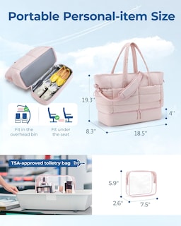 Foto 2 | Foto 2 | Bolsa De Viaje Bagsmart, Acolchada Grande, Con Compartimento Para Zapatos - Venta Internacional.