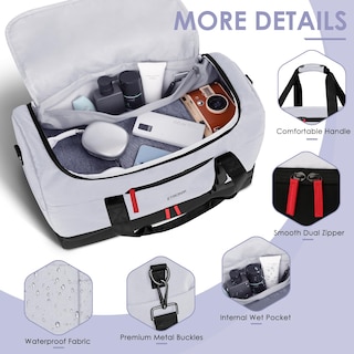 Foto 4 | Foto 4 | Bolsa De Viaje Etronik Duffle & Gym Con Compartimento Para Zapatos, 42 L - Venta Internacional.