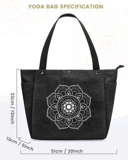 Foto 5 | Foto 5 | Bolsa Para Esterilla De Yoga Gonex, Bolsa De Lona Negra - Venta Internacional.