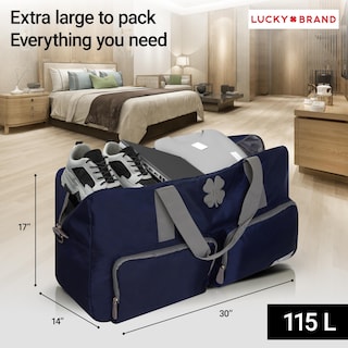 Foto 5 | Foto 5 | Bolsa De Deporte Lucky Travel, 115 L, Plegable, Azul Marino, 30 X 36 X 43 Cm - Venta Internacional.