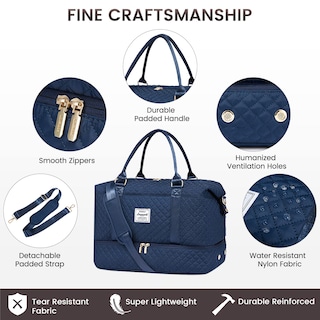 Foto 5 | Foto 5 | Bolsa De Viaje Lovevook Para Mujer Con Compartimento Para Zapatos - Venta Internacional.