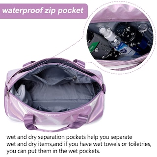 Foto 5 | Foto 5 | Bolsa Deportiva Ledaou, Impermeable, Para Mujer, De Gimnasio, Color Morado - Venta Internacional.