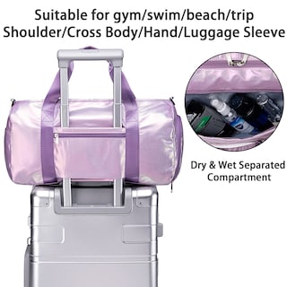 Foto 6 | Foto 6 | Bolsa Deportiva Ledaou, Impermeable, Para Mujer, De Gimnasio, Color Morado - Venta Internacional.