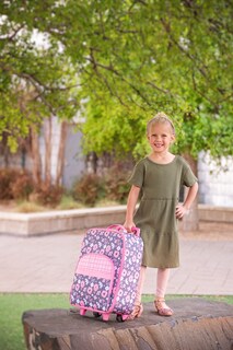 Foto 2 | Foto 2 | Equipaje Stephen Joseph Kids Charcoal Flower - Venta Internacional.