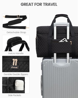 Foto 4 | Foto 4 | Weekender Bags Lovevook, Juego De 3 Bolsas De Lona Para Mujer - Venta Internacional.