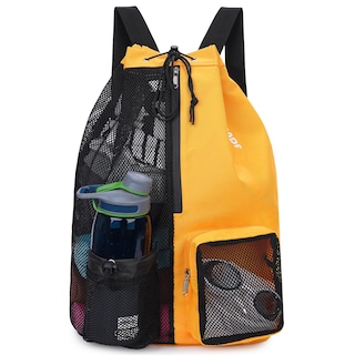 Foto 1 | Foto 1 | Bolsa De Natación Wandf Mochila De Malla Con Cordón Impermeable (naranja) - Venta Internacional.