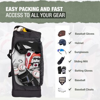 Foto 5 | Foto 5 | Bolsa De Hockey Jetstream Heavy Duty De 35 Litros Con Repelencia Al Agua Negra - Venta Internacional.