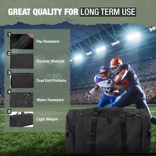 Foto 7 | Foto 7 | Bolsa De Hockey Jetstream Heavy Duty De 35 Litros Con Repelencia Al Agua Negra - Venta Internacional.