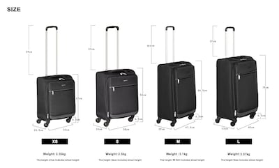 Foto 6 | Foto 6 | Maleta Amazon Basics Softside Spinner 47 Cm Negra 25 L - Venta Internacional.
