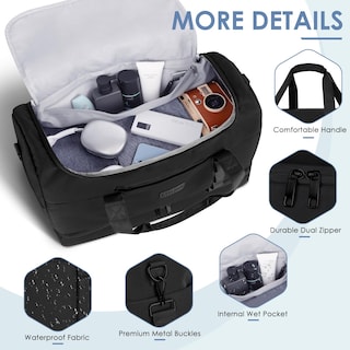 Foto 6 | Foto 6 | Bolsa De Deporte Etronik Para Hombre Y Mujer Con Compartimento Para Zapatos Etronik, 55 L - Venta Internacional.