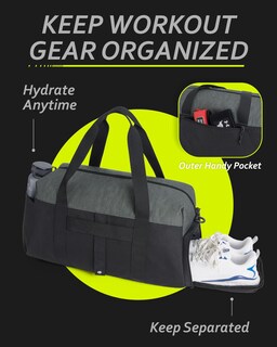 Foto 4 | Foto 4 | Bolsa De Viaje Para Gimnasio Bagsmart, Plegable, Para Viajes De Fin De Semana, Color Negro - Venta Internacional.