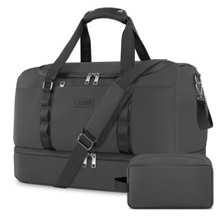 Foto 1 | Foto 1 | Bolsa Deportiva Etronik, Bolsa De Viaje Grande Con Compartimento Para Zapatos, 55 L, Color Gris - Venta Internacional.
