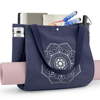 Foto 7 | Foto 7 | Bolsa Para Esterilla De Yoga Gonex Para Yoga Y Gimnasio Con Múltiples Bolsillos, Azul - Venta Internacional.