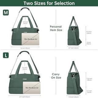 Foto 6 | Foto 6 | Bolsa De Gimnasio Etronik Para Mujer Con Puerto De Carga Usb, Color Verde Oscuro - Venta Internacional.