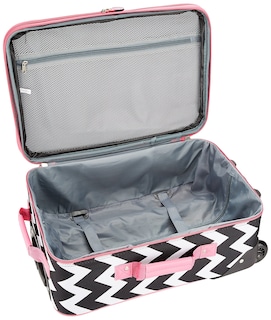 Foto 5 | Foto 5 | Set De Equipaje Rockland Fashion Softside Upright Pink Chevron - Venta Internacional.
