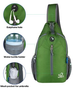 Foto 5 | Foto 5 | Mochila Bandolera Waterfly, Bandolera Para Viajes Y Senderismo - Venta Internacional.