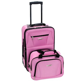Foto 1 | Foto 1 | Juego De Equipaje Rockland Fashion Softside Upright, Rosa, 2 Piezas - Venta Internacional.