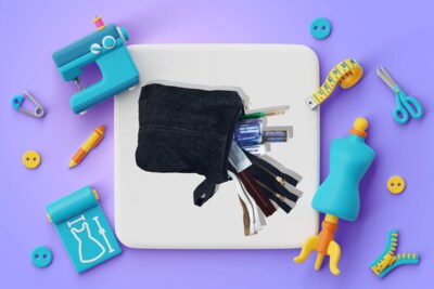 Foto 7 | Foto 7 | Bolsa Multiusos De Mezclilla Grande
