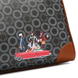 Foto 4 | Foto 4 | Bolso De Viaje “swall World Black” Nicole Lee