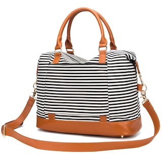 Foto 6 | Foto 6 | Bolso Weekender Bluboon Para Mujer, De Lona, De Mano, De Noche, Negro - Venta Internacional.