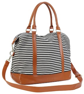 Foto 7 | Foto 7 | Bolso Weekender Bluboon Para Mujer, De Lona, De Mano, De Noche, Negro - Venta Internacional.
