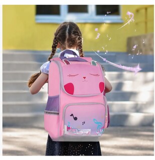 Foto 3 | Foto 3 | Mochila Escolar Primaria Para Niñas Infantil Gato Grande