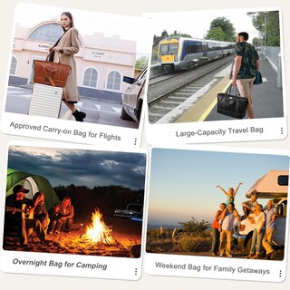 Foto 6 | Foto 6 | Bolsa De Viaje De Piel Weiatas Impermeable Para Hombre Y Mujer - Venta Internacional.
