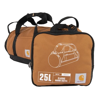 Foto 1 | Foto 1 | Bolsa De Lona Carhartt Classic Redonda Con Bolsa Multiusos De 25 Litros, Color Marrón - Venta Internacional.