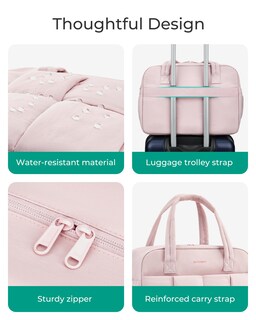 Foto 6 | Foto 6 | Bolsa De Viaje Bagsmart Para Mujer, De 29 Litros, Con Compartimento Para Portátil - Venta Internacional.