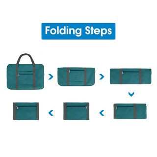 Foto 6 | Foto 6 | Bolsa De Mano Plegable Narwey Para United Airlines 40 L, Color Verde Azulado - Venta Internacional.