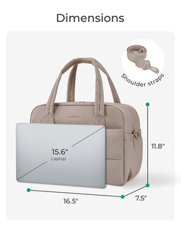 Foto 3 | Foto 3 | Bolsa De Viaje Bagsmart Para Mujer, De 29 Litros, Con Compartimento Para Portátil - Venta Internacional.