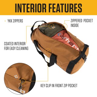 Foto 3 | Foto 3 | Bolsa De Lona Carhartt Classic Redonda De 60 Litros Con Puerto Multiusos - Venta Internacional.