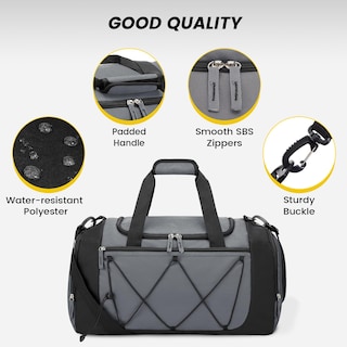 Foto 5 | Foto 5 | Bolsa De Gimnasio Vorspack Para Hombre De 53 Litros Con Compartimento Para Zapatos, Color Gris - Venta Internacional.