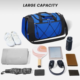 Foto 6 | Foto 6 | Bolsa De Gimnasio Vorspack Para Hombre De 53 Litros Con Compartimento Para Zapatos, Color Azul - Venta Internacional.