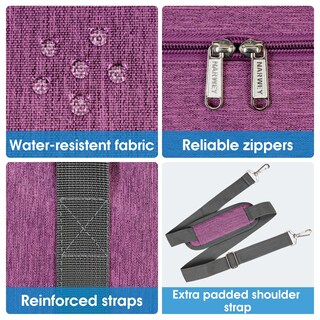 Foto 3 | Foto 3 | Bolsa De Mano Plegable Narwey Para United Airlines 40l Purple - Venta Internacional.