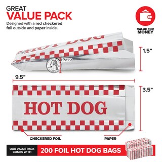 Foto 2 | Foto 2 | Papel Laminado Stock Your Home Wrappers Para Salchichas (200) - Venta Internacional.