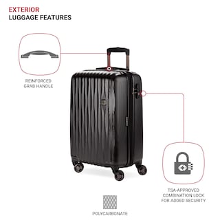 Foto 3 | Foto 3 | Equipaje Swissgear 7272 Energie Con Superficie Rígida Expandible De 30 Pulgadas Color Negro - Venta Internacional.